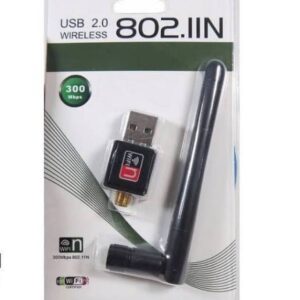 USB WIFI 300Mbps + ANTENA Wireless Adaptor 802.llN Antena