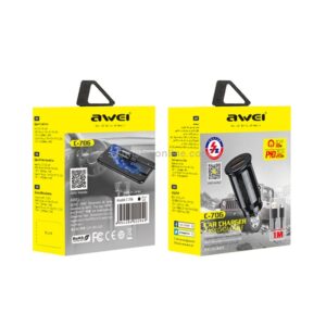 Awei C-706 20W PD Type-C + QC 3.0 Type-A Car Charger