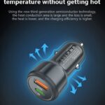 Car Charger PD20W Car Charger QC3.0+PD20W Charging Head Dual Port Fast Charging