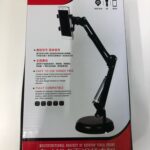 Desktop Round Plate Suspension Microphone Stand Boom Arm Scissor Mount