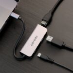 Porodo 3 in 1 Aluminum USBC Hub 4K HDMI PD 87W