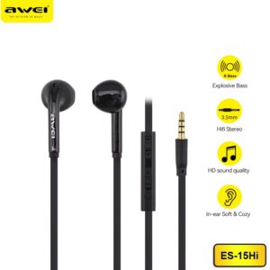 Awei ES-15Hi Wired Earphone Stereo Headset