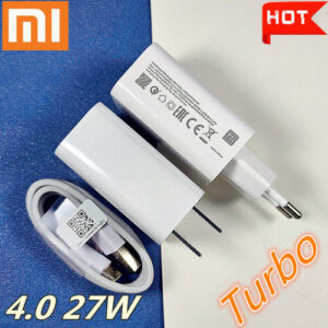 Xiaomi 27W Fast Charger Adapter USB-C Cable Mi 9 10 9T Pro Redmi Note 8