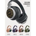 LED-001 LUMINOUS WIRELESS HEADSET Super Bass Colorful Lights Bluetooth Fordable