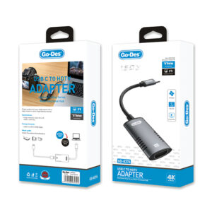 GO-DES GD 8376 TYPE C TO HDTV CONVERTER ADAPTER GREY