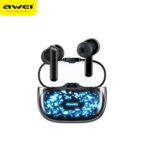 Awei T52 Pro Wireless Earbuds TWS Bluetooth Earphones with RGB breathing lights
