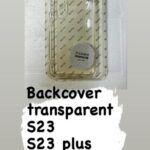 Backcover transparent S23, S23 plus, S23 ultra