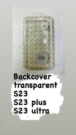 Backcover transparent S23, S23 plus, S23 ultra