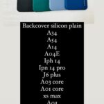 Backcover silicon plain