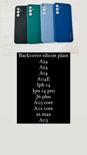Backcover silicon plain