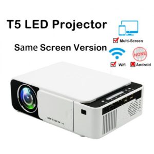 Borrego T5 HD Multimedia Mini Projector With High Resolution