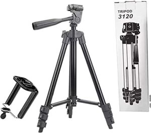 Tripod 3120A Smart Aluminium Adjustable Portable and Foldable Camera-Tripod