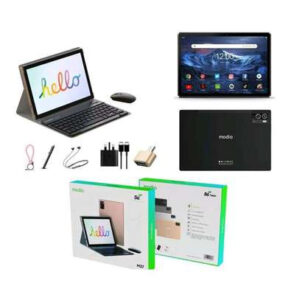 Modio M27 5G Android Tablet PC 10.1 Inch 8GB RAM 256GB ROM Dual Sim with Wireless Keyboard and Mouse