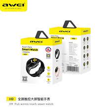 Awei H9 Smart Watch Heart Monitoring Blood Pressure Disc Sport Watches IP67
