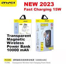 Awei P159K Mini Magnetic Power Bank 10000mAh 15W Wireless Fast Charger