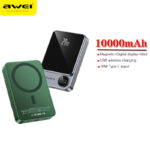 AWEI P39K Digital Display Wireless Magnet 10000mAh Powerbank