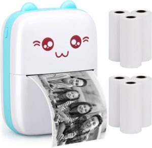 Portable Printer, Mini Pocket Wireless Bluetooth Thermal Printers