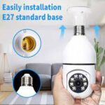 E27 BULB PTZ 360 Rotate Auto Tracking Panoramic Camera