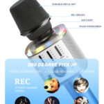 YESIDO Karoake system design portable wireless speaker microphone