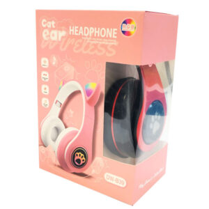 CAT EAR DW-B39 black RGB cat headset