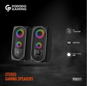 PORODO STEREO GAMING SPEAKERS 10W