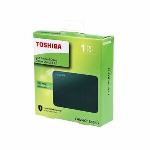 Toshiba CANVIO BASICS 1TB Usb 3.0 Hard Drive