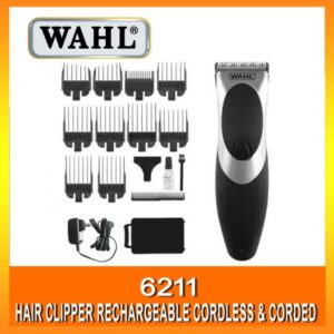 WAHL 6211 Clip & Rinse Cord Cordless Rinseable Rechargeable Hair Clipper