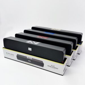 10W Bluetooth Soundbar Hifi Bass Speaker Stereo Wireless Soundbox for Phone Computer Home Entertainment Outdoor Speakers