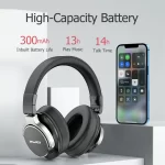 Awei A710BL ANC Noise Cancelling Headphones Handfree Bluetooth-compatible Wireless HiFi Bass Headsets With Mic For iPhone Huawei