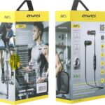 Awei AK5 Earbuds Magnetic Control Wireless Bluetooth Headphones HiFi Sport Nextband Earphone IPX4 Waterproof with Ear Hook