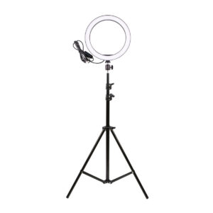 16cm LED Ring Light Dimmable LED Beauty Ring Fill Light Photography for Selfie Live Stream Broadcast with Tripod Stand