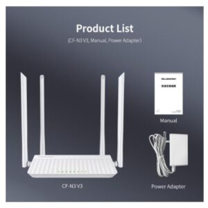 COMFAST CF N3 DUAL BAND WIFI ROUTER 1200MBPS DUAL BAND 2.4 5GHZ GIGABIT WIRELESS RECEIVER REPEATER