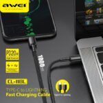 Awei CL-118L PD20W Type-C To Lightning Super Fast Cable