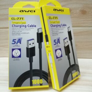 Awei CL-77T smart fast charging cable for type c input devices