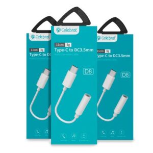 Celebrat D8 Cable Type C To 3.5 Mm Audio