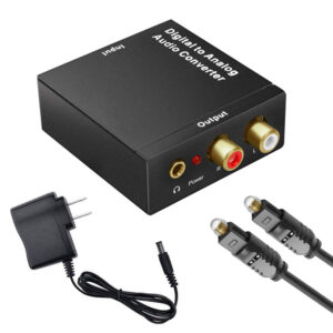 Digital to Analog Audio Converter, Optical to Analog Converter