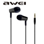 Awei ES-Q7 super bass In-Ear headphones noise isolating earphone .for phone mp4 Pad music palyer