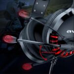 AWEI ES-770i Wired Professional Led Light Game Headphone With Microphone For PC Computer Game Stereo 7.1 Bass Sound 50mm Speaker