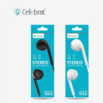 Celebrat G12 earphone (white / black)