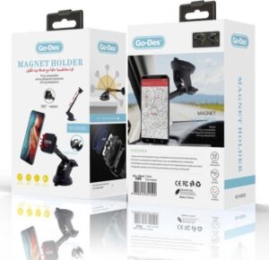 Go-Des HD-638 Expandable Magnetic Car Phone Holder / Mount