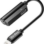 GD-UC016 Dual Lightning Adapter Black