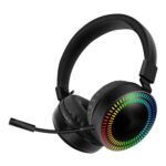 Headphone Microfone Gm-019 Luminoso Luz Rgb Gaming Audio Mix