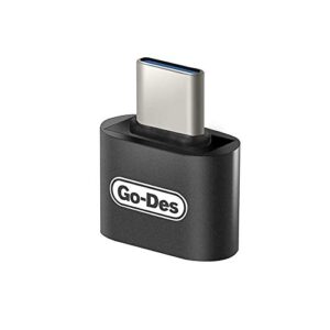 Go-Des Type-C OTG Adapter | USB 3.0 High Speed Connection | Type-C to USB 3.0 | Compatible with cellphone,iPad,Computer,Notebook,Laptop and more Type C devices