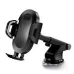 Auto Lock Car Phone Holder - Black