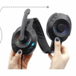 Komc KM666 High quality Headset 7 Colors RGB Led for Game, Super Stereo Wired Computer Gaming Headphone