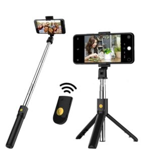 K07 Bluetooth Selfie Stick Integrated 3 In 1 Monopod Tripod