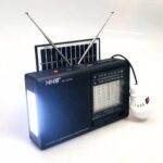 NS-2029SL FM/AM/SW 3 Bands Radio USB/TF Card Music Player Built -in Bluetooth Speaker With Solar