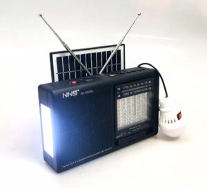 NS-2029SL FM/AM/SW 3 Bands Radio USB/TF Card Music Player Built -in Bluetooth Speaker With Solar