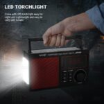 NNS NS-2036S SOLAR RECHARGEABLE RADIO (RANDOM COLOR) USB TF BT MP3 SPEAKER WITH TORCH LIGHT FOR HIKING PICNIC