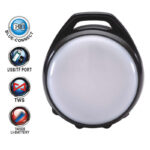 NNS NS-S61 - Portable Mini Bluetooth Speaker, Wireless, LED, Music, Audio, TF, USB, FM, Stereo Sound, For Phone, Computer Column